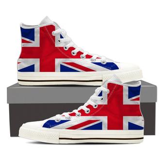 British Flag High Top Shoes - Monsterry CA
