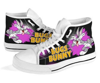 Bugs Bunny Sneaker High Top Shoes Looney Tunes Fan Fan High Top Shoes | Favorety