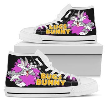 Bugs Bunny Sneaker High Top Shoes Looney Tunes Fan High Top Shoes | Favorety