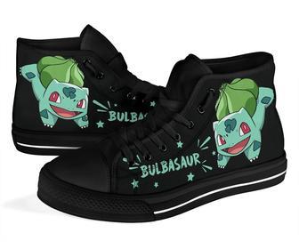 Bulbasaur Sneakers Pokemon High Top Shoes Gift Idea High Top Shoes | Favorety UK