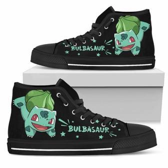 Bulbasaur Sneakers Pokemon High Top Shoes Gift Idea High Top Shoes | Favorety DE