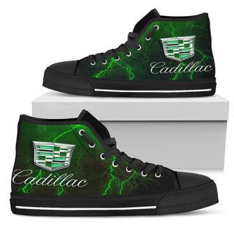 Cadillac Thunder High Top Shoes Green | Favorety