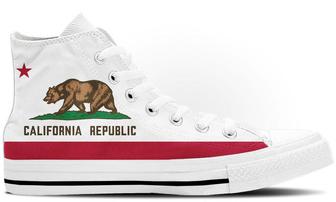 California High Tops Canvas Shoes - Monsterry