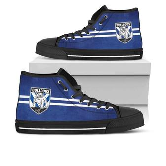 Canterbury-Bankstown Bulldogs High Top Shoes NRL - Monsterry