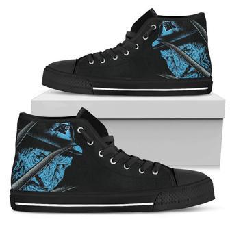 Carolina Panthers Nightmare Freddy Colorful High Top Shoes | Favorety CA