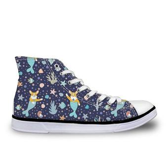 Cat Sea Lovers High Top Shoes - Monsterry CA