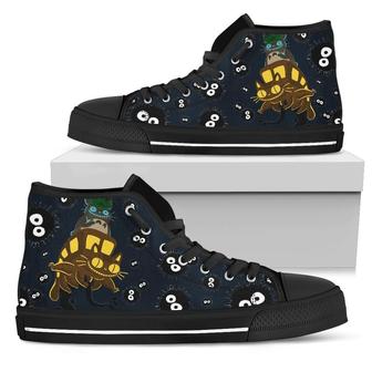Catbus Sneakers Ghibli High Top Shoes Totoro Fan Gift Idea High Top Shoes | Favorety