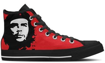 Che Guevara High Top Shoes Sneakers - Monsterry