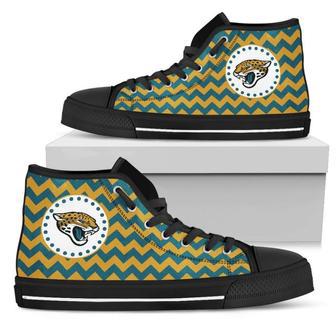 Chevron Broncos Jacksonville Jaguars High Top Shoes | Favorety