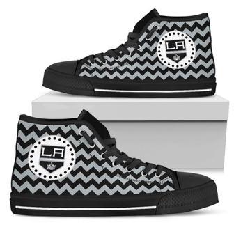 Chevron Broncos Los Angeles Kings High Top Shoes | Favorety UK