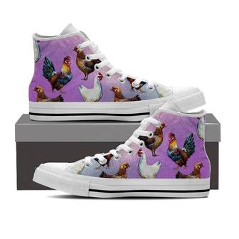 Chicken High Top Shoes Sneakers - Monsterry