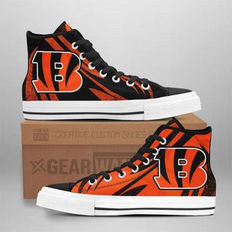 Cincinnati Bengals High Top Shoes Custom Mix Sneakers | Favorety AU