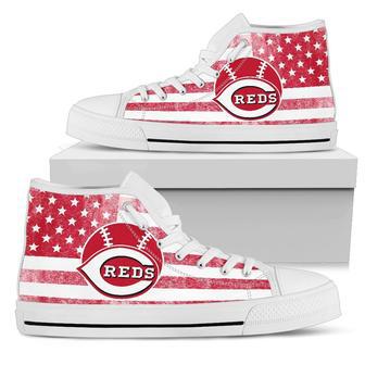 Cincinnati Reds High Top Shoes | Favorety DE