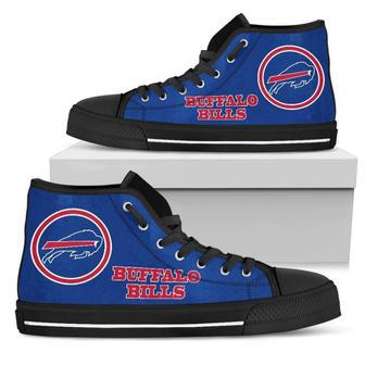 Circle Logo Buffalo Bills High Top Shoes | Favorety DE