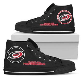 Circle Logo Carolina Hurricanes High Top Shoes | Favorety CA