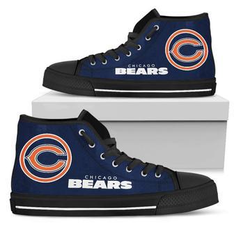 Circle Logo Chicago Bears High Top Shoes | Favorety DE