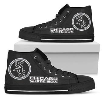 Circle Logo Chicago White Sox High Top Shoes | Favorety AU