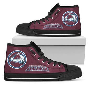 Circle Logo Colorado Avalanche High Top Shoes | Favorety AU