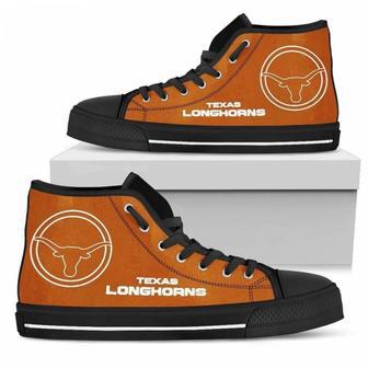 Circle Logo Texas Longhorns High Top Shoes | Favorety DE