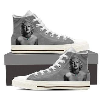 Classic Marilyn Monroe Women's Canvas High Top Shoes | Favorety CA