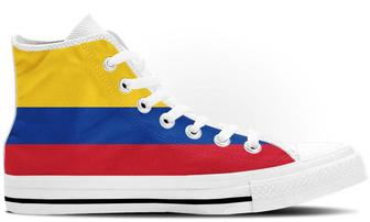 Colombia High Tops Canvas Shoes - Monsterry