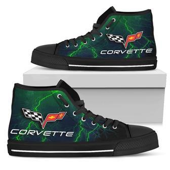 Corvette Thunder High Top Shoes Green | Favorety