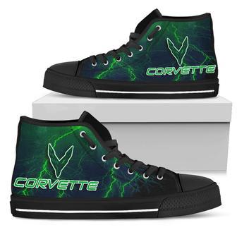 Corvette Thunder High Top Shoes Green | Favorety