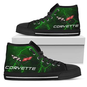 Corvette Thunder High Top Shoes Green | Favorety UK