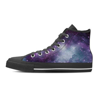 Cosmic Galaxy Space Women's High Top Shoes - Monsterry