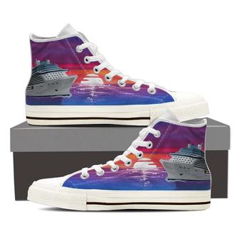 Cruise Ship High Top Shoes Sneakers - Monsterry AU