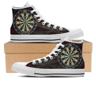 Dart Lovers High Top Shoes - Monsterry