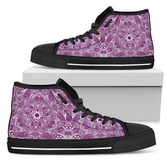 Deep Purple High Top Shoes | Favorety UK