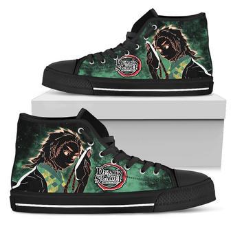 Demon Slayer Sabito Sneakers High Top Shoes Anime Fan High Top Shoes | Favorety AU