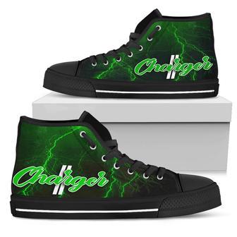 Dodge Charger Thunder High Top Shoes Green | Favorety DE