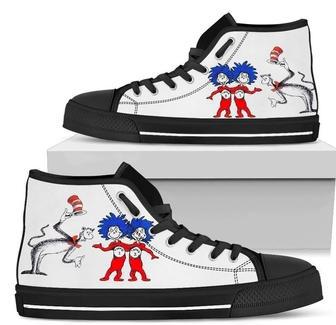 Dr Seuss and Thing Thing Sneakers High Top Shoes High Top Shoes | Favorety