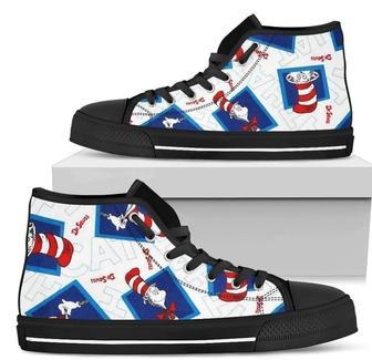 Dr Seuss Sneakers High Top Shoes Fan High Top Shoes | Favorety