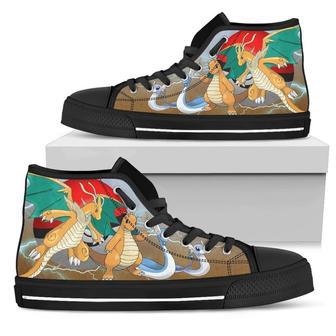 Dragonite Sneakers Pokemon High Top Shoes For Fan High Top Shoes | Favorety UK