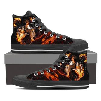 Drum Fire High Top Shoes - Monsterry AU