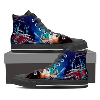 Drummer -Clearance High Top Shoes Sneakers - Monsterry CA