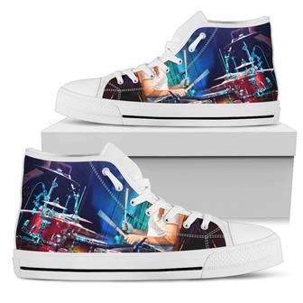 Drummer High Top Shoes Sneakers - Monsterry UK