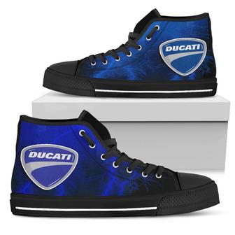 Ducati Thunder High Top Shoes Blue - Monsterry