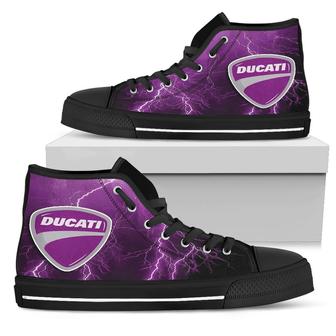 Ducati Thunder High Top Shoes Pink - Monsterry