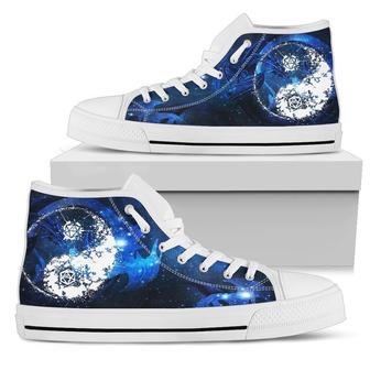 Dungeons And Dragon Sneakers Yin Yang High Top Shoes High Top Shoes - Monsterry CA