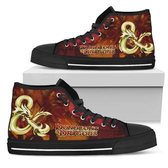 Dungeons And Dragons High Top Shoes Sneakers High Top Shoes - Monsterry