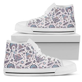 Eagles Print Pattern Women High Top Shoes - Monsterry