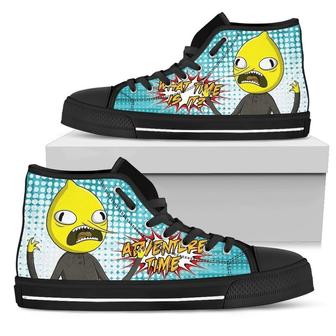 Earl Of Lemongrab Sneakers Adventure Time High Top Shoes High Top Shoes | Favorety UK