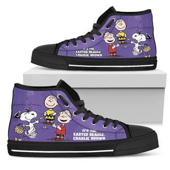 Easter Snoopy For Men And Women Sneakers High Top Shoes | Favorety CA