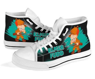 Elmer Fudd Sneakers High Top Shoes Looney Tunes Fan High Top Shoes | Favorety UK