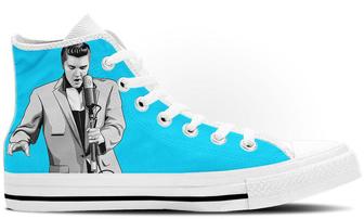 Elvis Presley High Tops Canvas Shoes - Monsterry CA