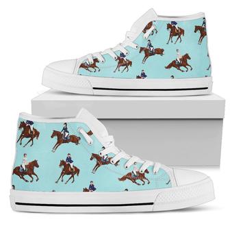Equestrian Horse Riding Women High Top Shoes - Monsterry CA
